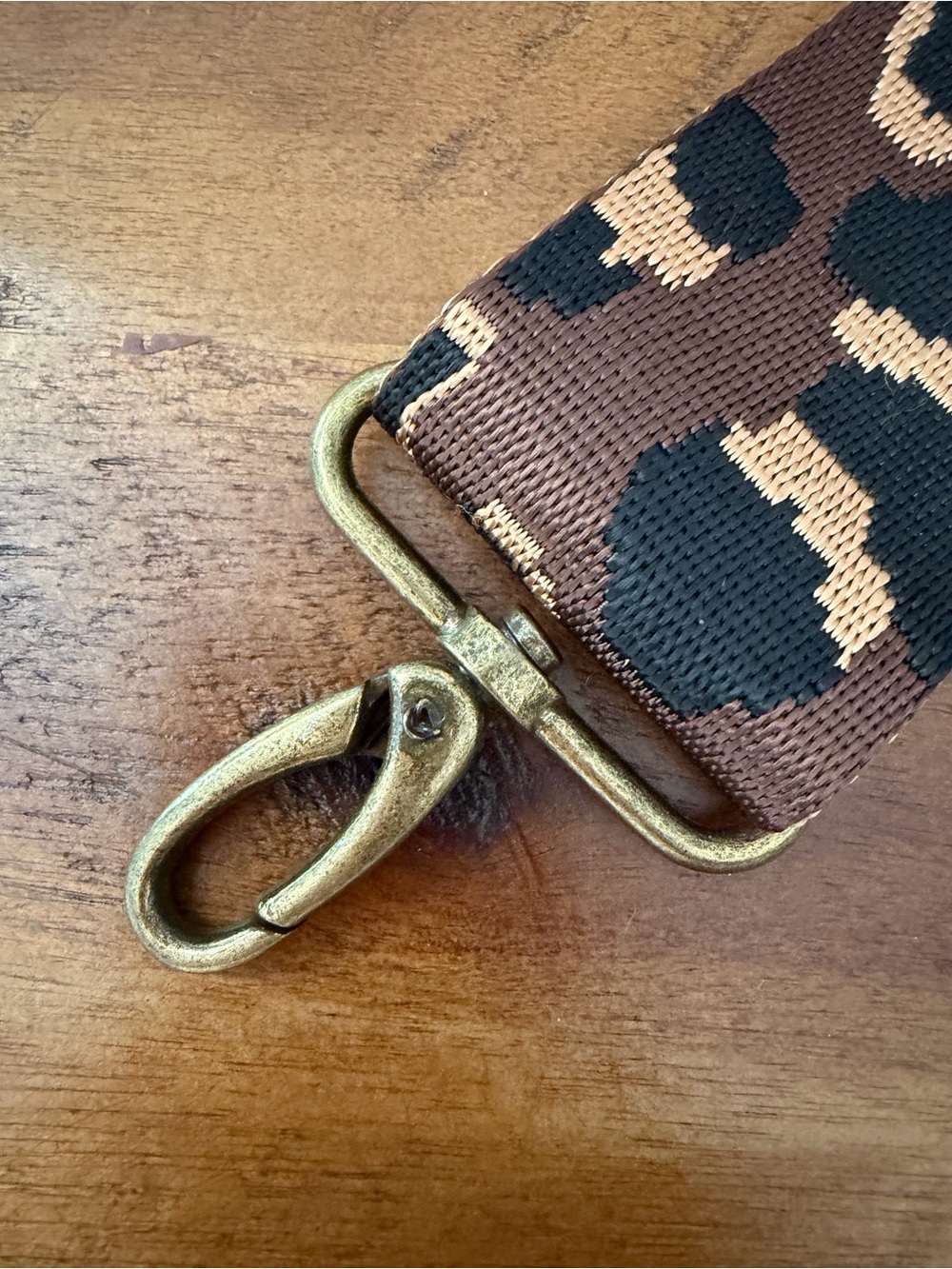 Parker Thatch: Adjustable Crossbody Strap - Leopard Chocolate EUC! - Picture 3 of 5